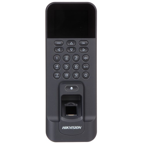 Терминал контроля доступа с отпечатком пальца Hikvision DS-K1T804MF-1