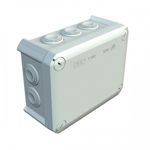 Коробка распределительная наружная пластиковая 151х117х67 мм, 10 вводов IP66