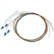Набор цветных пигтейлов LC/UPC 1.5 м, SM, Easy strip, для 4 волокон