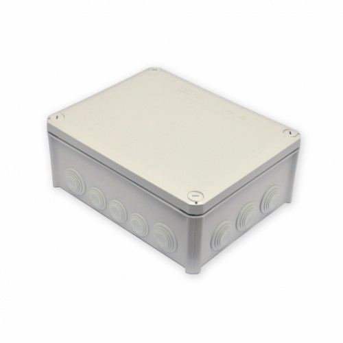 Коробка распределительная, наружная, пластиковая 240х190х95, 16 вводов IP66, без клем.