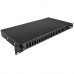 Патч-панель 48 портов 24 SCDuplex, пустая, кабельные вводы для 2xPG13.5 и 2xPG11, 1U, черная.