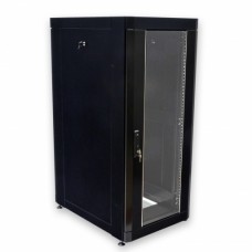 Шкаф серверный 19" 18U, 610х865 мм (Ш*Г), усиленный, черный