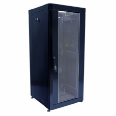 Шкаф серверный 19" 24U, 610х675 мм (Ш*Г), усиленный, черный