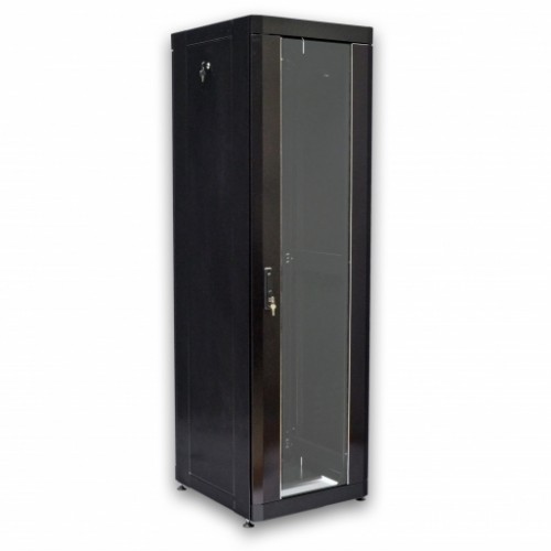 Шкаф серверный 19" 42U, 610х675 мм (Ш*Г), усиленный, черный