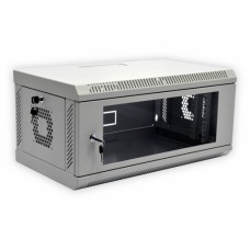 Шкаф серверный 4U, 600х350х284 мм (Ш*Г*В), акриловое стекло, серый