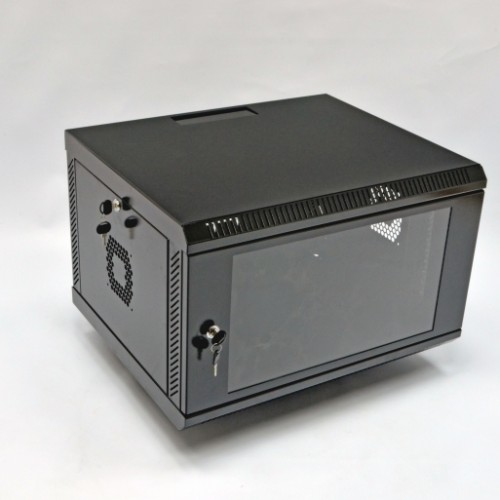 Шкаф серверный 6U, 600х500х373 мм (Ш*Г*В), акриловое стекло