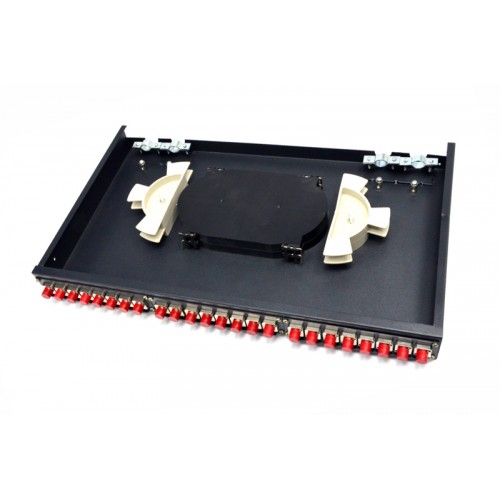 Оптична патч-панель на 24 адаптера FC APP01-24-FC-F