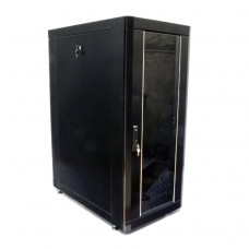 Шкаф серверный 19" 28U, 610х1055 мм (Ш*Г), усиленный, черный