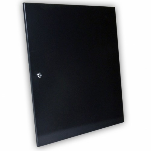 Двері суцільнометалеві для серверної шафи 15U MGSWA, чорні