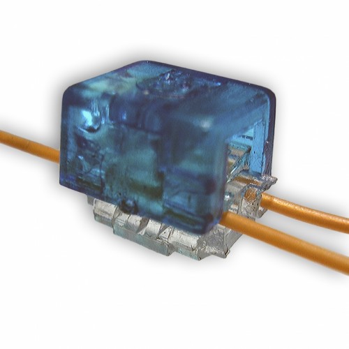 Соединитель витой пары скотчлок (Scotchlok на 2 провода 0,4…0,7 мм)
