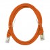 Патч-корд S/FTP, 0.5 метра, cat 6А, оранжевый, L&W ELECTRONICAL