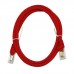 Патч-корд S/FTP, 2 метра, cat 6А, красный, L&W ELECTRONICAL