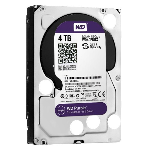 WD40PURX WD Purple 4TB Western Digital жесткий диск для видеонаблюдения